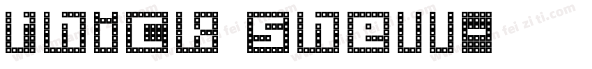 thick shell字体转换